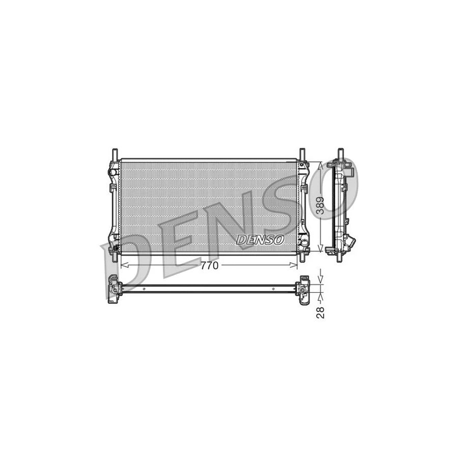 Denso DRM10104 Drm10104 Engine Radiator For Ford Transit | ML Performance UK