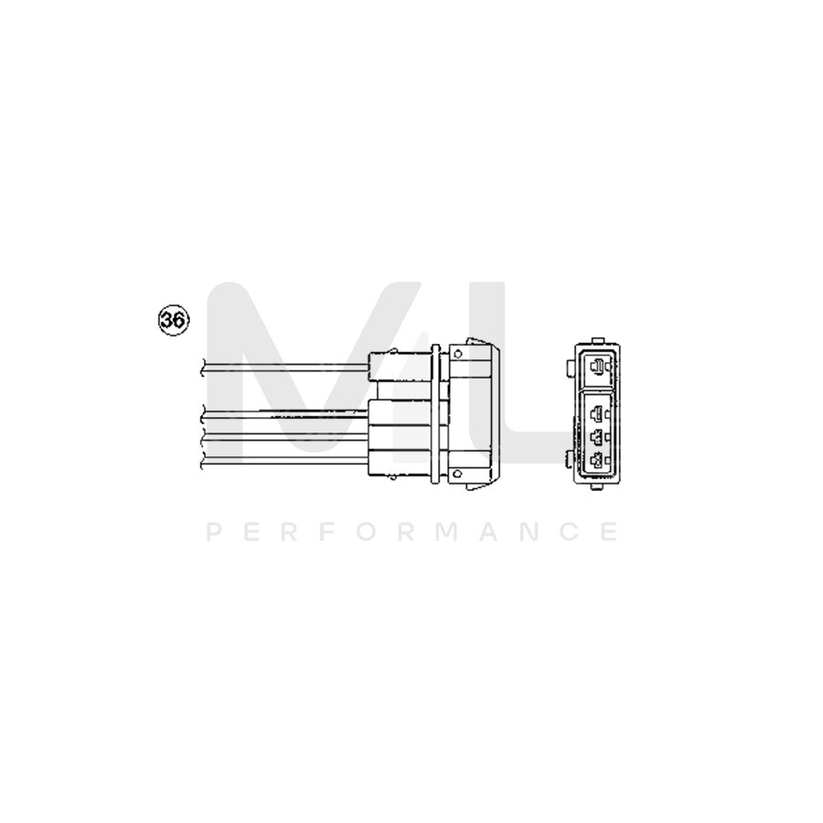 NTK Lambda Sensor / O2 Sensor (NGK 0414) - OZA457-I1 | ML Car Parts UK | ML Performance