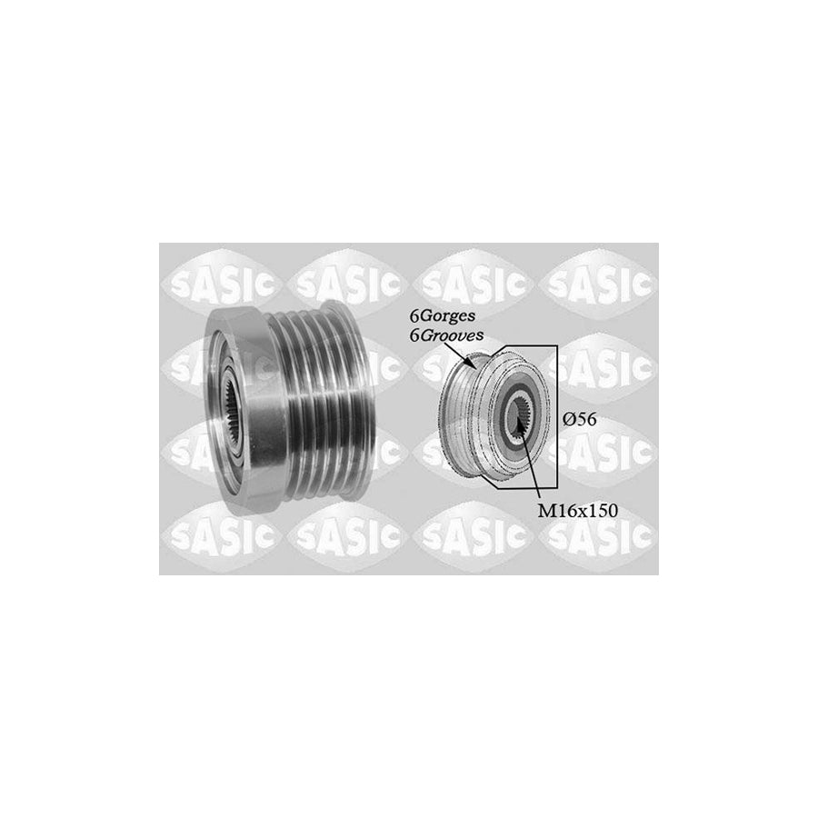 Sasic 1676034 Pulley, Alternator | ML Performance UK Car Parts