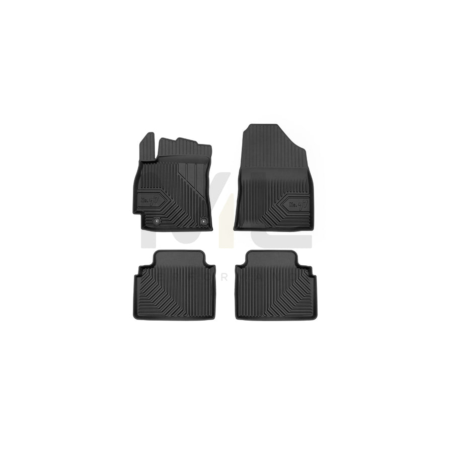 FROGUM Tailored, No.77 77426627 Floor mat set for HYUNDAI Elantra VII Saloon (CN7) Elastomer, Front and Rear, Quantity: 4, Black | ML Performance Car Parts