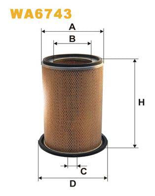 WIX Filters WA6743 Air Filter