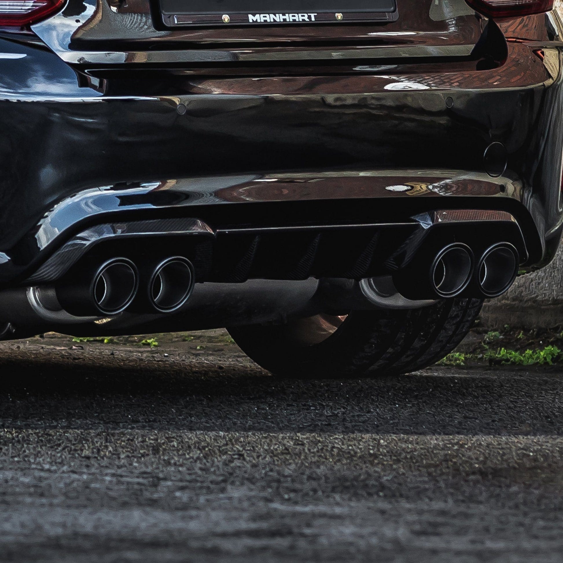 MANHART MH2F87CS002 CARBON REAR DIFFUSER M2 CS DESIGN FOR BMW F87 M2 (COMPETITION / CS)