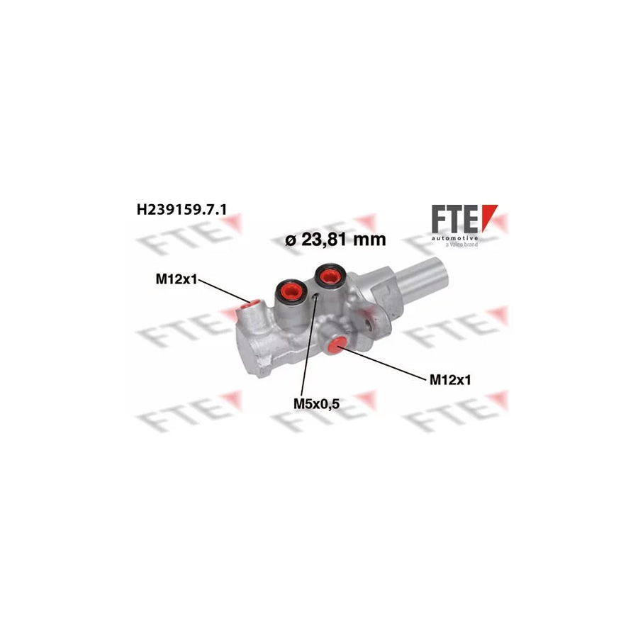 Fte H239159.7.1 Brake Master Cylinder For Nissan Qashqai / Qashqai+2 I (J10, Nj10) | ML Performance UK Car Parts