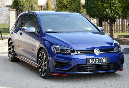 Maxton Design Volkswagen Golf R / R-Line MK7.5 Front Splitter V.8