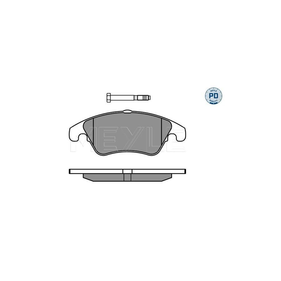 Meyle 025 243 1019/Pd Brake Pad Set