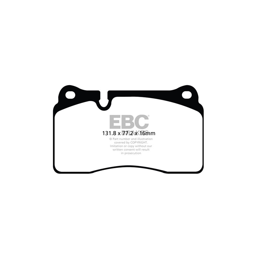 EBC PLK1018R Audi 8J TTRS Orangestuff Pads and Brake Line Track Pack - TRW Caliper 2 | ML Performance UK Car Parts