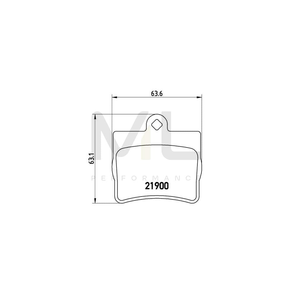 Brembo P 50 024 Brake Pad Set Excl. Wear Warning Contact | ML Performance Car Parts