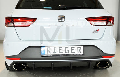 Rieger 00027024 SEAT 5F Leon Cupra Rear Diffuser 3 | ML Performance UK Car Parts