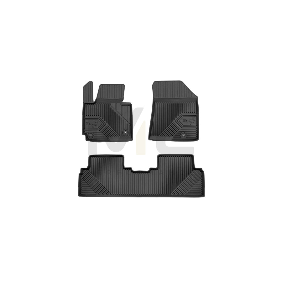 FROGUM Tailored, No.77 77426399 Floor mat set for KIA Carens IV (RP) Elastomer, Front and Rear, Quantity: 3, Black | ML Performance Car Parts