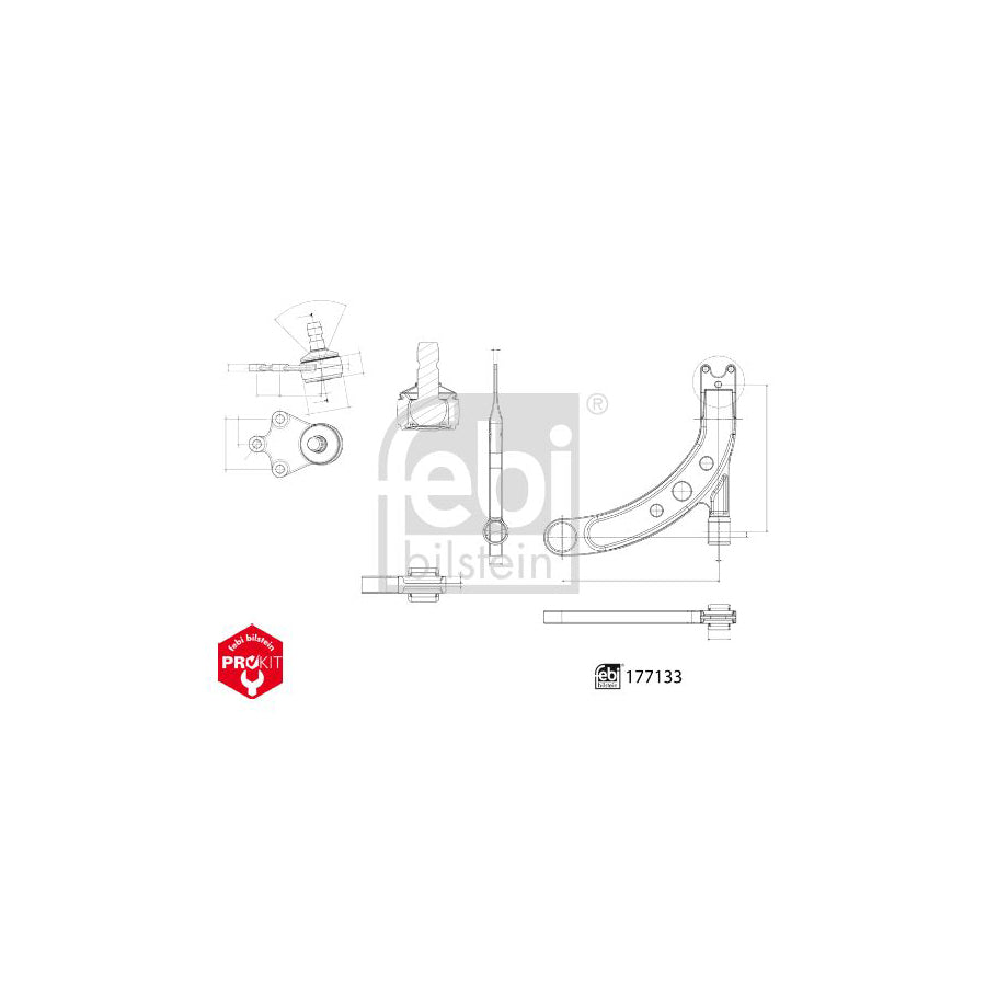 Febi Bilstein 177133 Suspension Arm