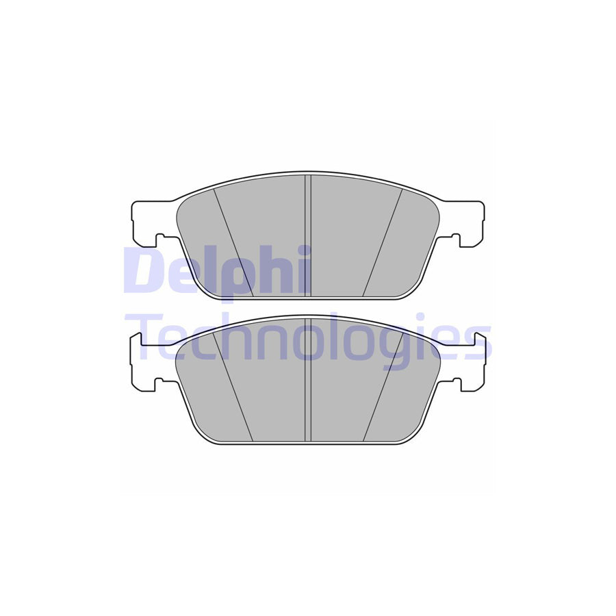 Delphi Lp3666 Brake Pad Set