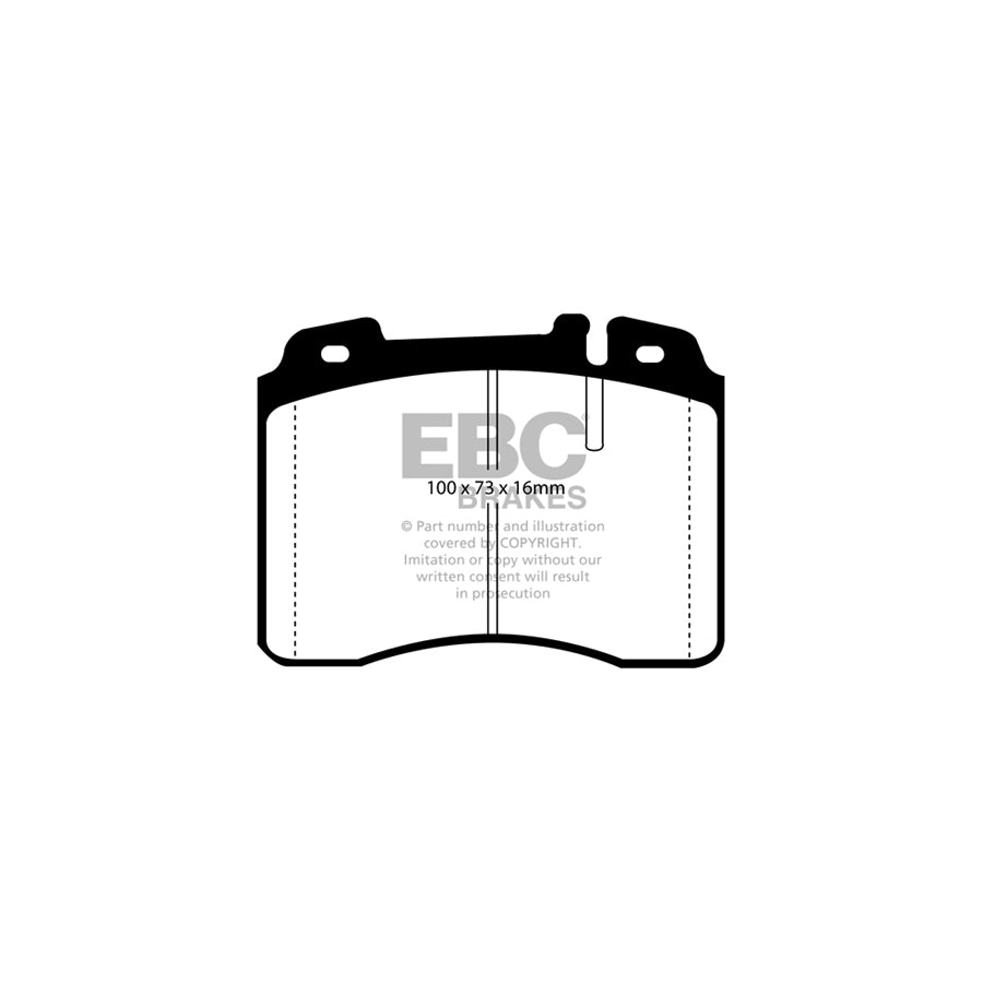 EBC DP2927/2 Mercedes-Benz W124 Greenstuff Front Brake Pads - ATE Caliper 2 | ML Performance UK Car Parts