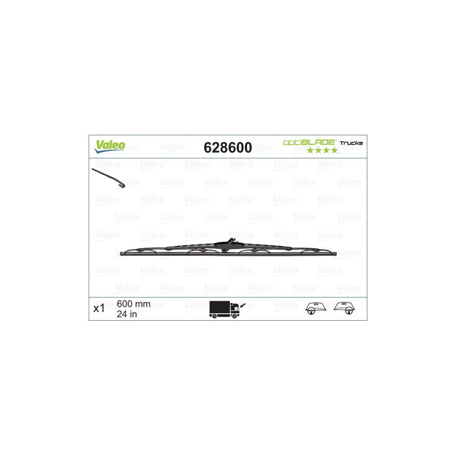 Valeo Optiblade Trucks 628600 Wiper Blade | ML Performance UK Car Parts