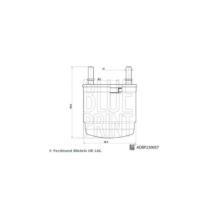 Blue Print ADBP230057 Fuel Filter