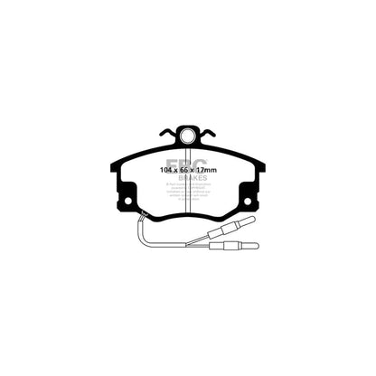 EBC PDKF1036 Lancia Ultimax Front Brake Pad & Plain Disc Kit - Bendix Caliper (Inc. Delta & Prisma) 2 | ML Performance UK Car Parts