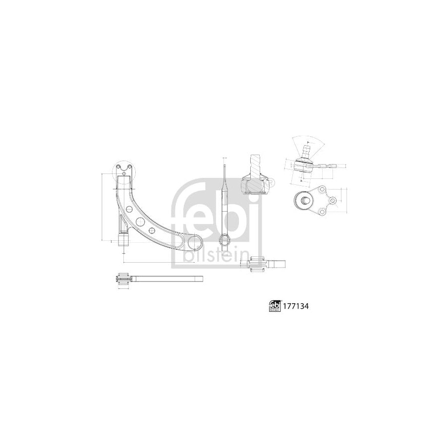 Febi Bilstein 177134 Suspension Arm