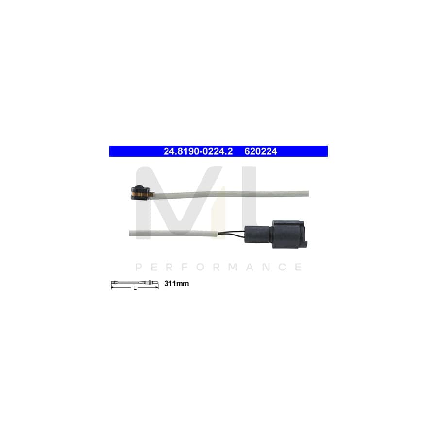 ATE 24.8190-0224.2 Brake pad wear sensor for BMW 5 Series | ML Performance Car Parts