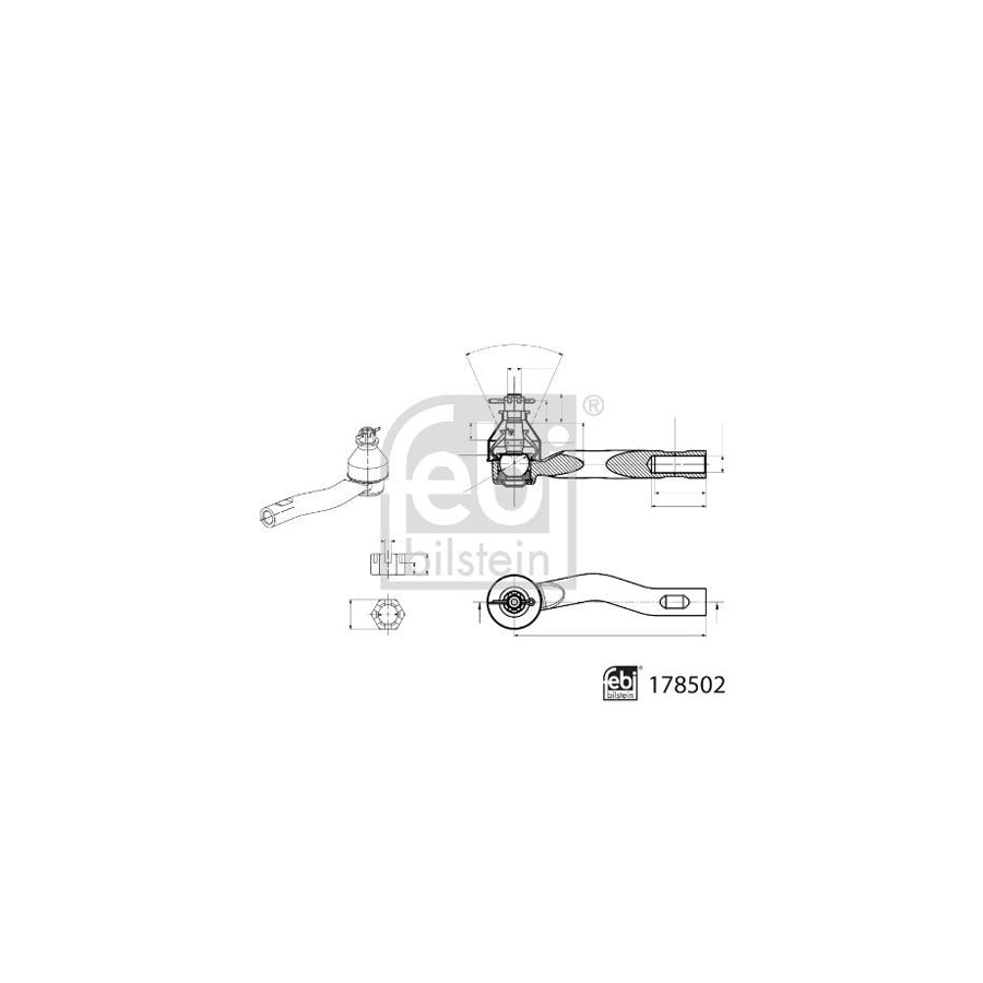 Febi Bilstein 38572 Rubber Buffer, Suspension