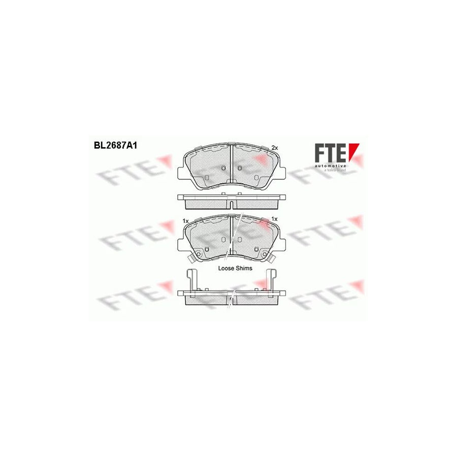 Fte 9010917 Brake Pad Set | ML Performance UK Car Parts