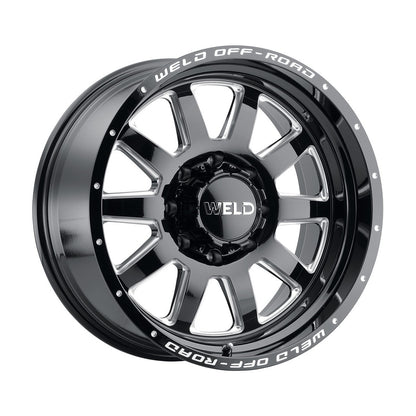 Weld W10200082475 Stealth W102 Wheel 20x10 8x165.1 ET-18 BS4.75 Gloss Black MIL