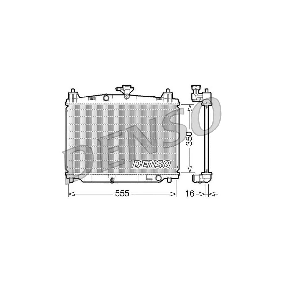 Denso DRM44016 Drm44016 Engine Radiator For Mazda 2 Hatchback (De, Dh) | ML Performance UK