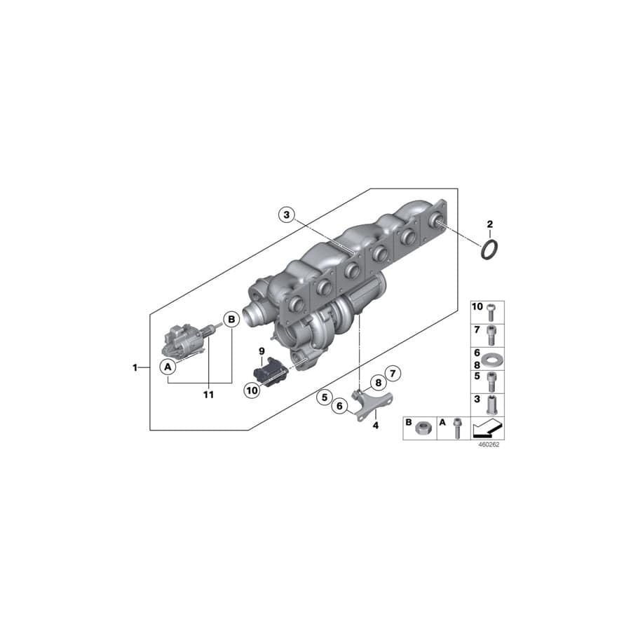 Genuine BMW 11658658586 F33 F10 Support (Inc. 535iX, M2 & M135iX) | ML Performance UK Car Parts