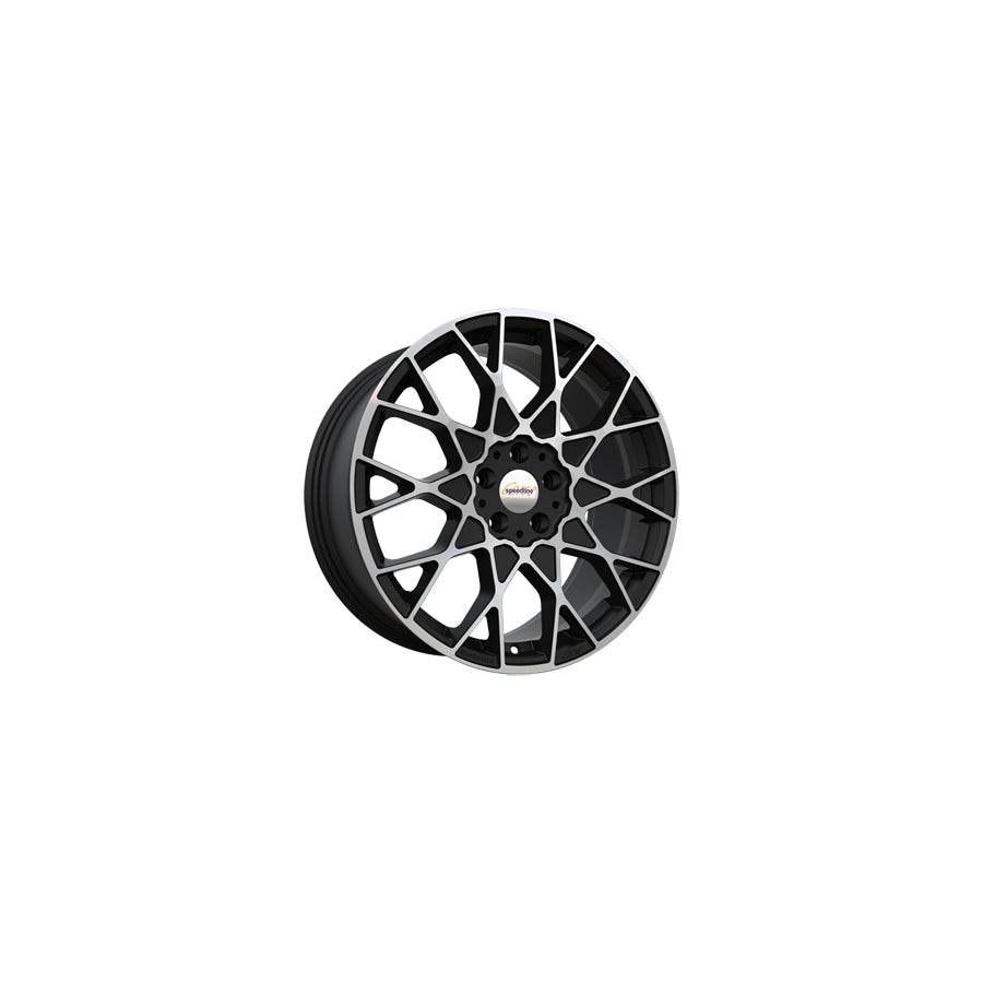 Speedline Corse SL3 Cesare 8x19 ET50 SL3.9805.37X/332 Matt Black Front Diamond Cut Wheel | ML Performance UK Car Parts