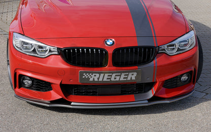 Rieger 00099238 BMW 4 Series F32 F33 F36 Front Splitter 4 | ML Performance UK Car Parts