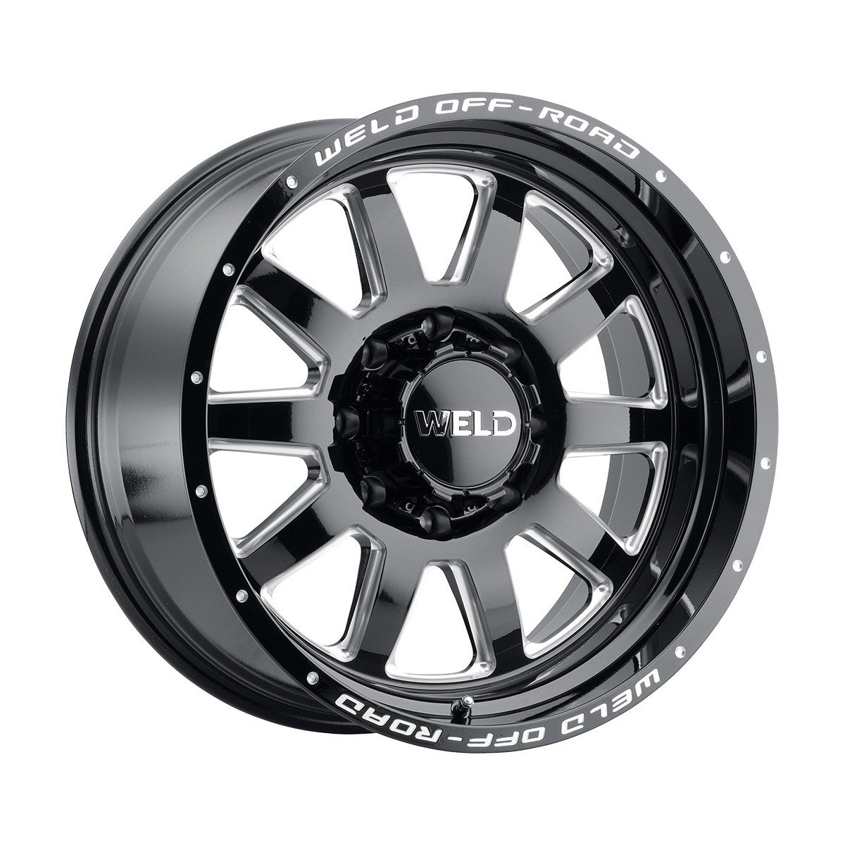 Weld W10200017475 Stealth W102 Wheel 20x10 8x170 ET-18 BS4.75 Gloss Black MIL