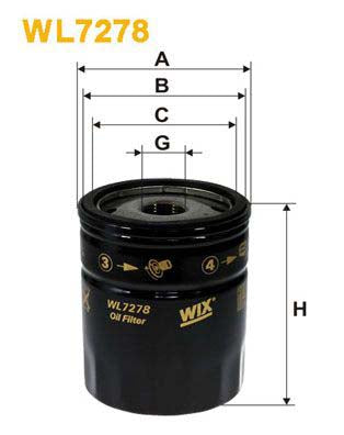 WIX Filters WL7278 Oil Filter