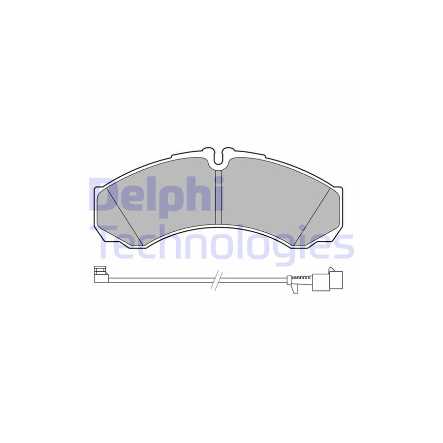 Delphi Lp3658 Brake Pad Set For Iveco Daily