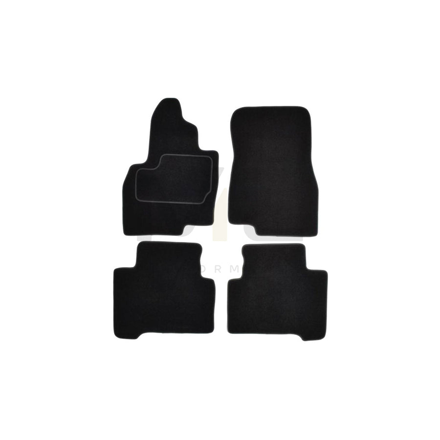 MAMMOOTH A041 MIT65 PRM 01 Floor mat set for MITSUBISHI Grandis (NA4W) Textile, Front and Rear, Quantity: 4, Black | ML Performance Car Parts