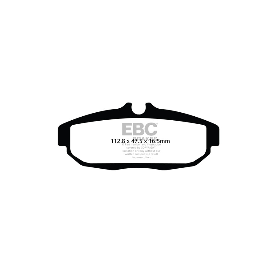 EBC PD07KR095 Ford Mustang Redstuff Rear Brake Pad & USR Disc Kit 2 | ML Performance UK Car Parts