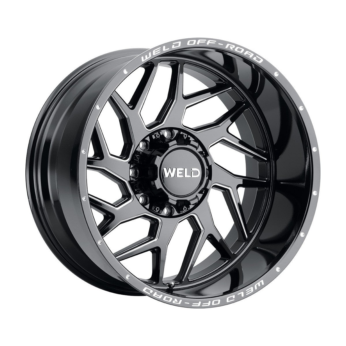 Weld W11720017475 Fulcrum W117 Wheel 22x10 8x170 ET-18 BS4.75 Gloss Black MIL