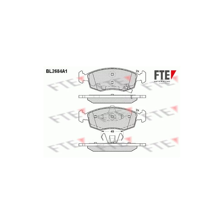 Fte 9010914 Brake Pad Set | ML Performance UK Car Parts