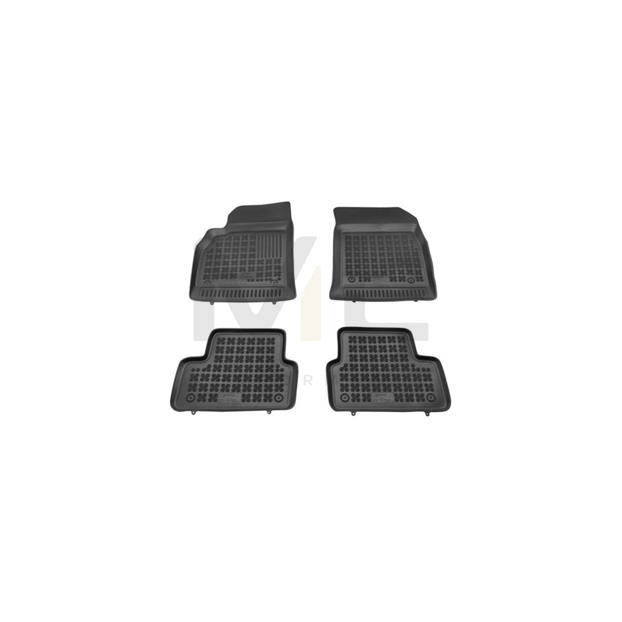 REZAW PLAST 202103 Floor mat set for CHEVROLET Cruze Saloon (J300) Elastomer, Front and Rear, Quantity: 4, Black | ML Performance Car Parts