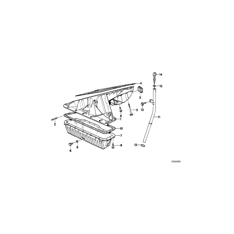 Genuine BMW 11131727561 E34 Oil Pan (Inc. 518g & 518i) | ML Performance UK Car Parts