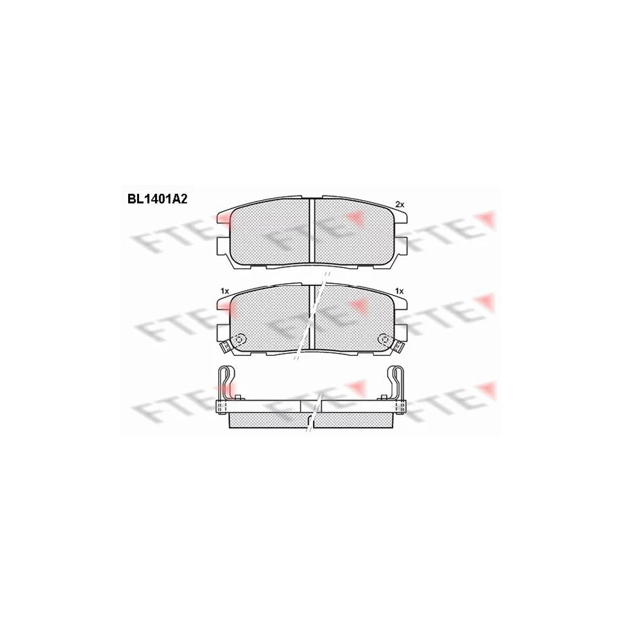 Fte BL1401A2 Brake Pad Set | ML Performance UK Car Parts