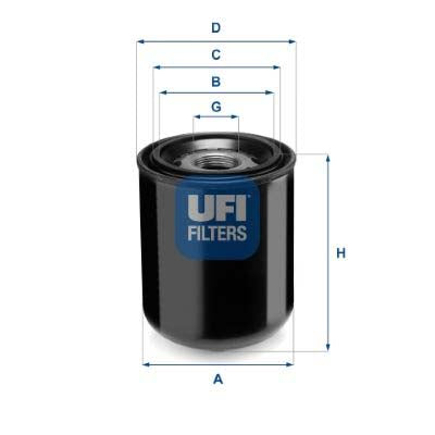 UFI 27.344.00 Air Dryer Cartridge, Compressed-Air System