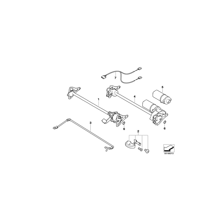 Genuine BMW 52107111879 E85 E83 Left Seat Angle Adjustment (Inc. 320d, 323i & X5 4.6is) | ML Performance UK