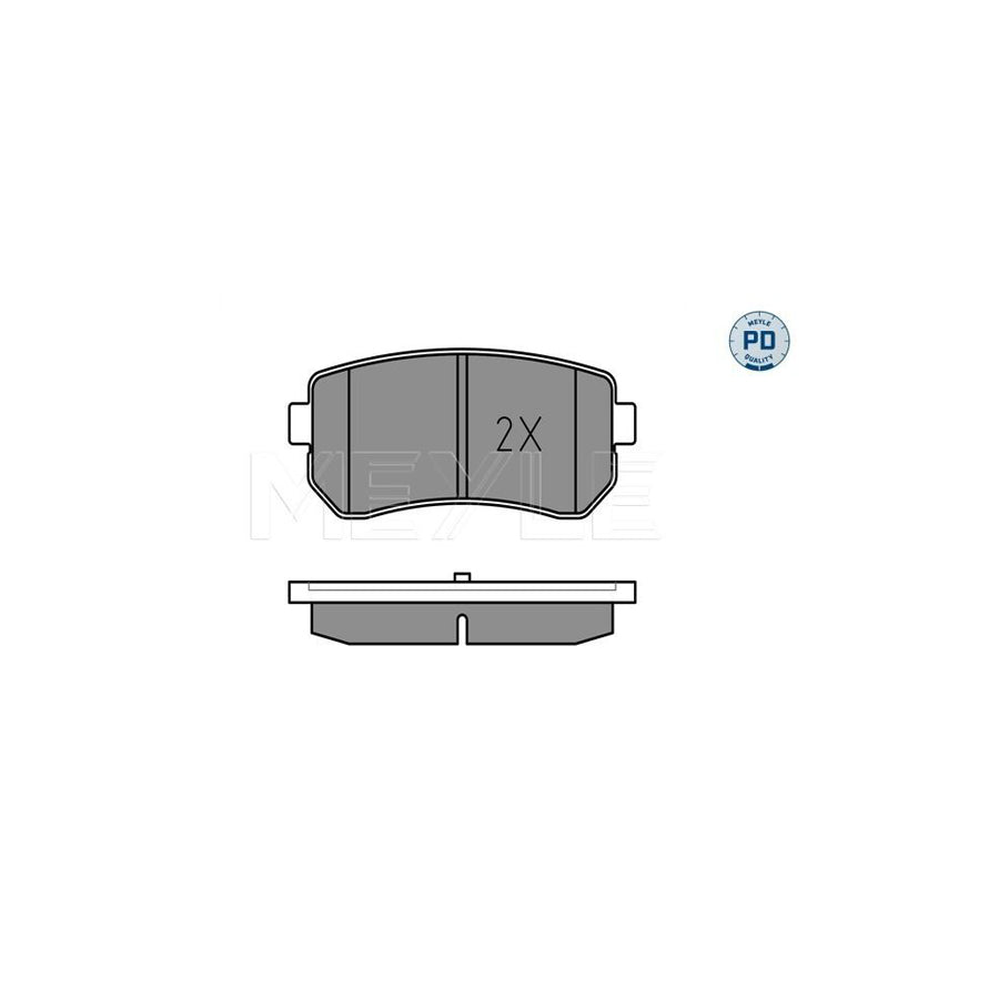 Meyle 025 243 2015/Pd Brake Pad Set