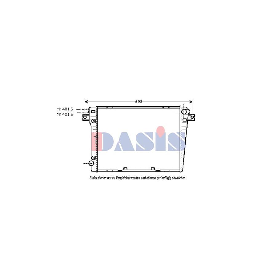 AKS Dasis 080140N Engine Radiator | ML Performance UK