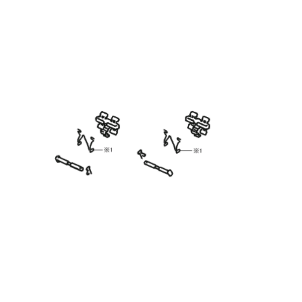 Genuine Lexus 04948-30071 GS Phase 2 Rear Pad Fitting Kit