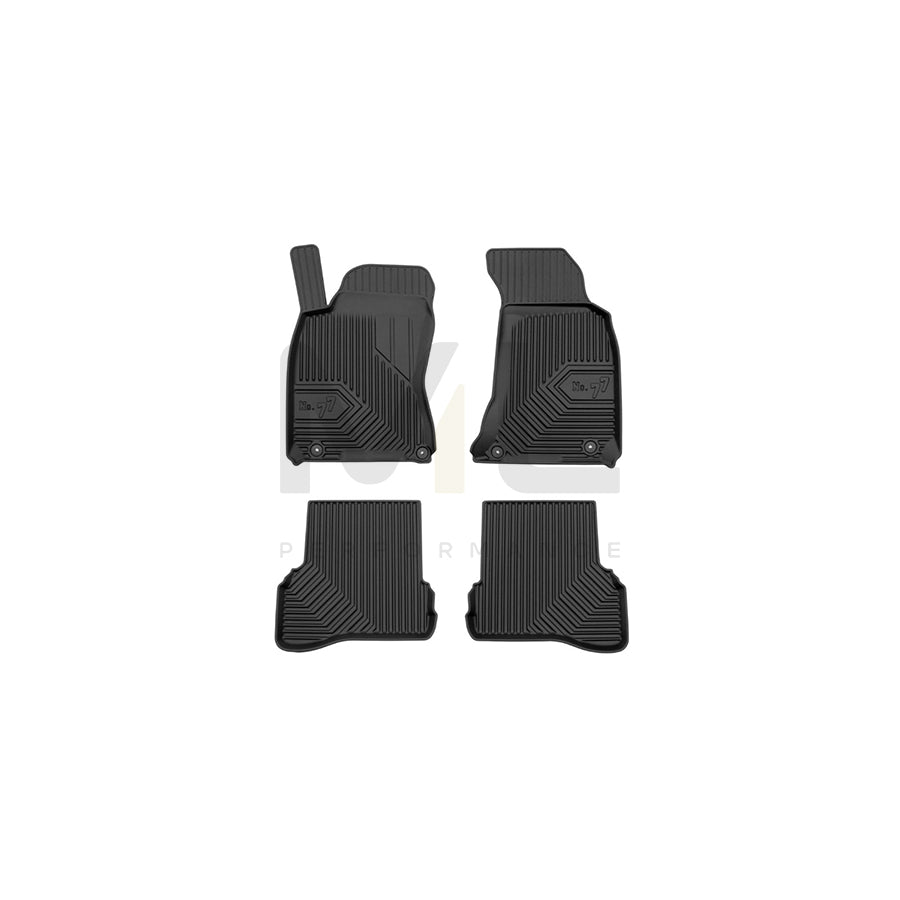 FROGUM Tailored, No.77 77425514 Floor mat set for VW PASSAT Elastomer, Front and Rear, Quantity: 4, Black | ML Performance Car Parts