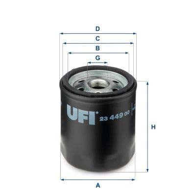 UFI 23.449.00 Oil Filter