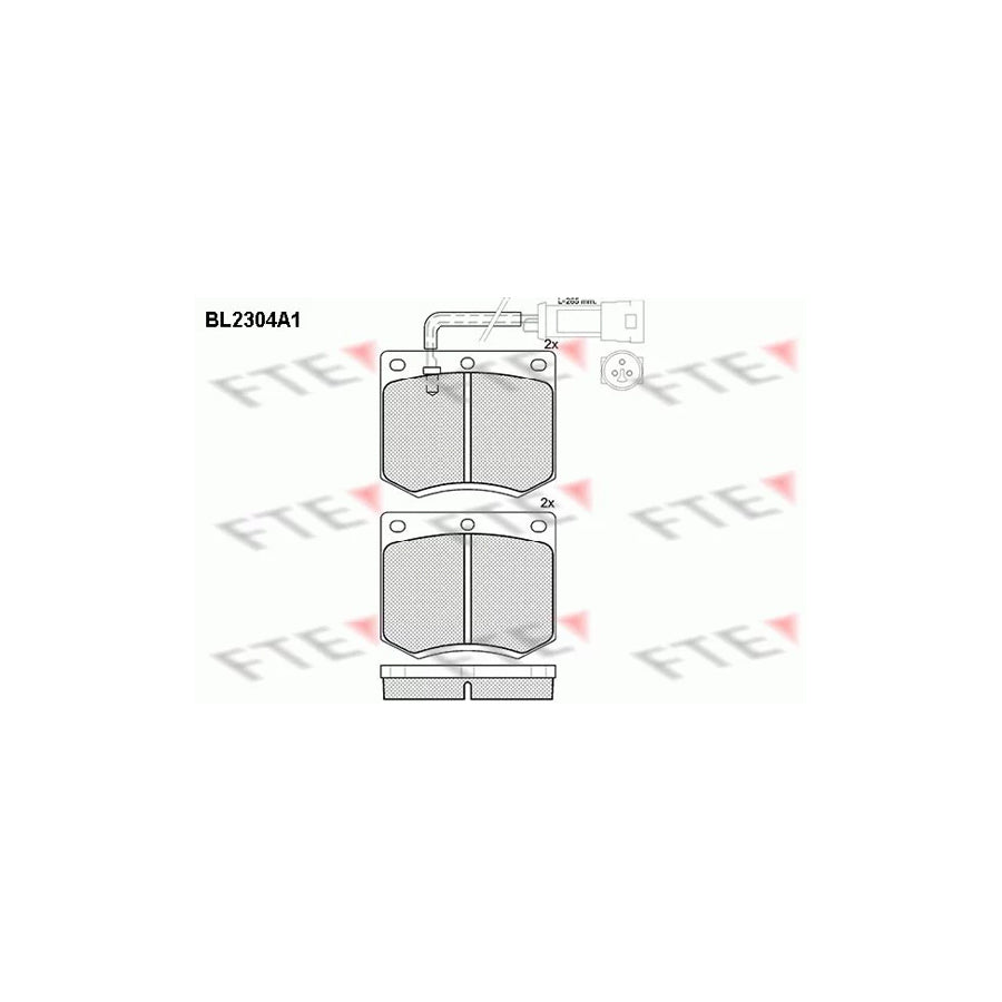 Fte BL2304A1 Brake Pad Set | ML Performance UK Car Parts