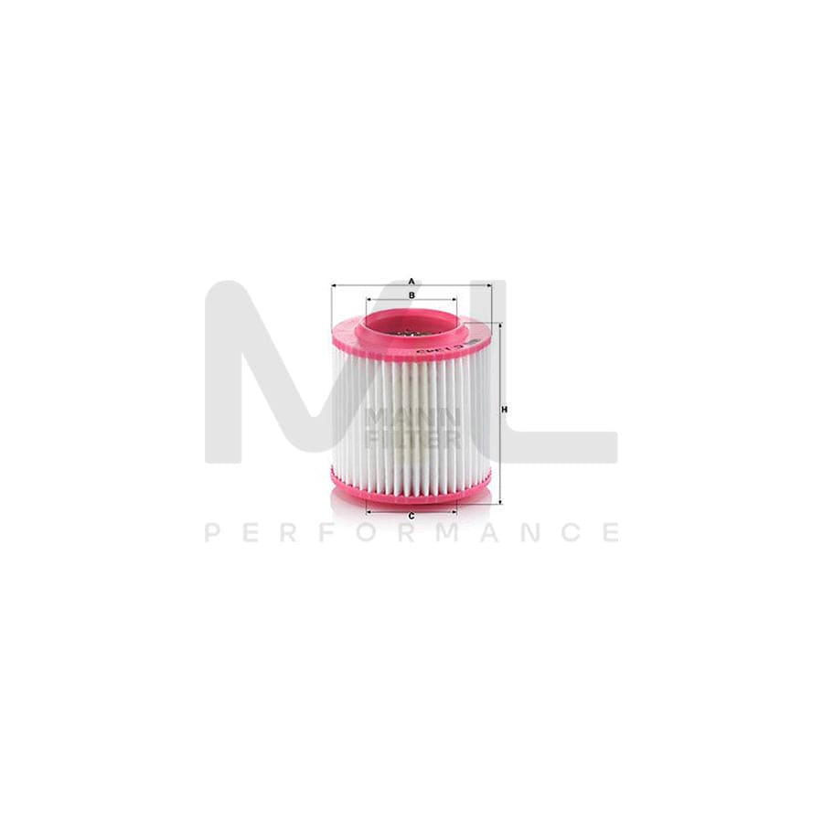 MANN-FILTER C 1343 Air Filter for AUDI A8 D3 (4E2, 4E8) Filter Insert | ML Performance Car Parts