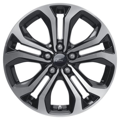 GENUINE FORD 2393238 x4 SET OF 4 PUMA ALLOY WHEEL 17" 5 X 2-SPOKE DESIGN, ABSOLUTE BLACK/MACHINED 10/2019 - | ML Performance UK