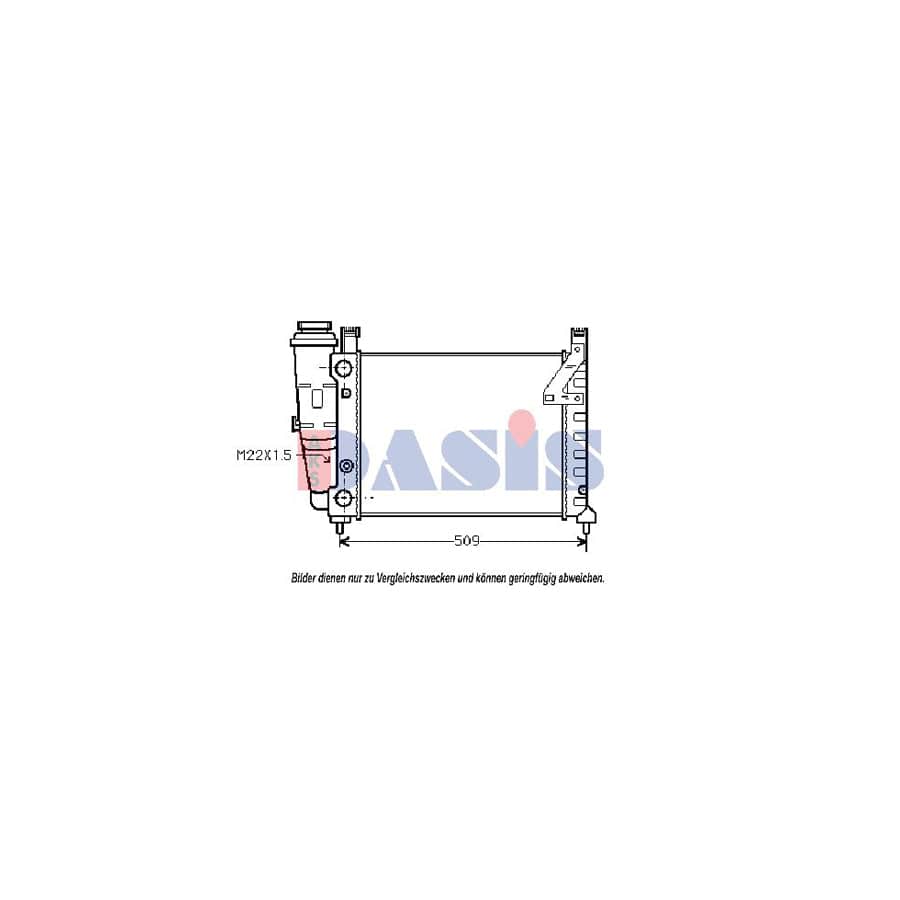 AKS Dasis 080180N Engine Radiator | ML Performance UK