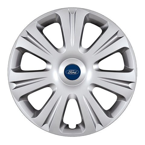 GENUINE FORD 1704581 SET OF 4 SILVER WHEEL COVER TRIMS, FITS 16" STEEL WHEELS | ML Performance UK